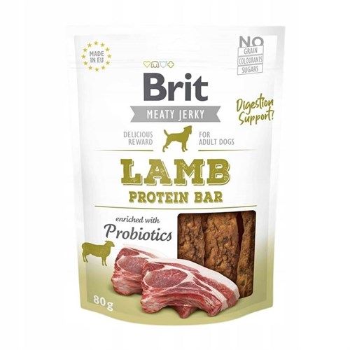 Brit Care Protein Bar Kuzulu Probiotik Katkılı Köpek Ödülü 80gr