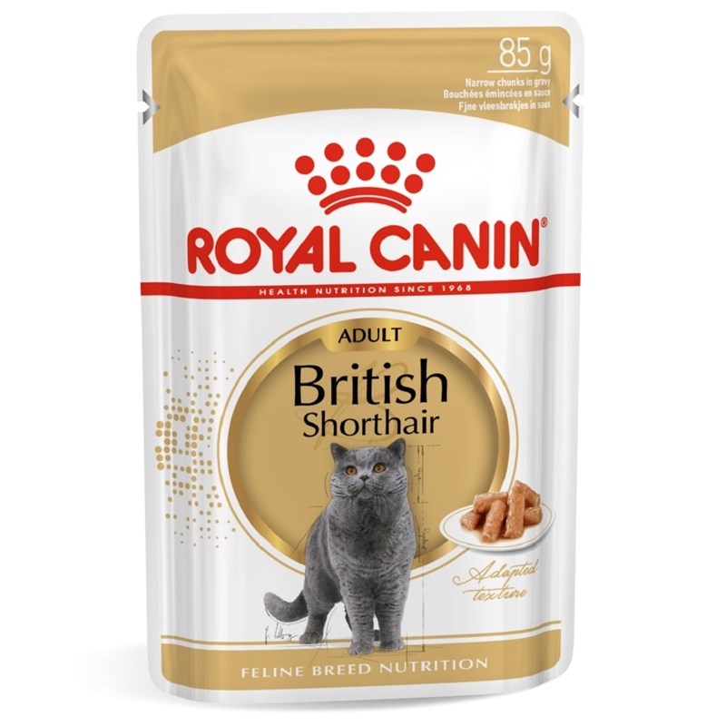 Royal Canin British Shorthair Yetişkin Pouch Kedi Konservesi 85 Gr