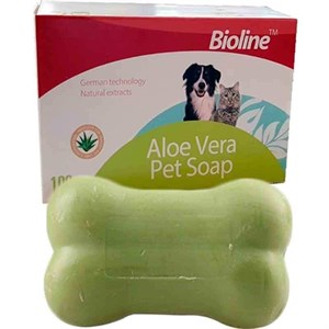 Bioline Kedi Köpek Aloe Veralı Banyo Sabunu 100gr