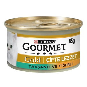 ProPlan Gourmet Gold Ciğerli Tavşanlı Kedi Konservesi 85 Gr