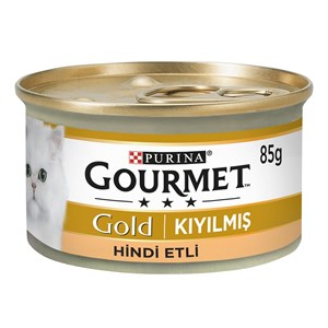 ProPlan Gourmet Gold Kıyılmış Hindi Etli Kedi Konservesi 85 Gr