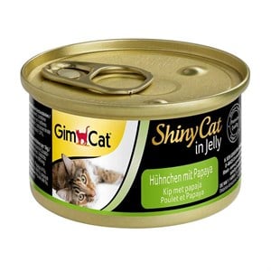Shiny Cat Tavuklu Jöleli Papayalı Kedi Konservesi 70 gr